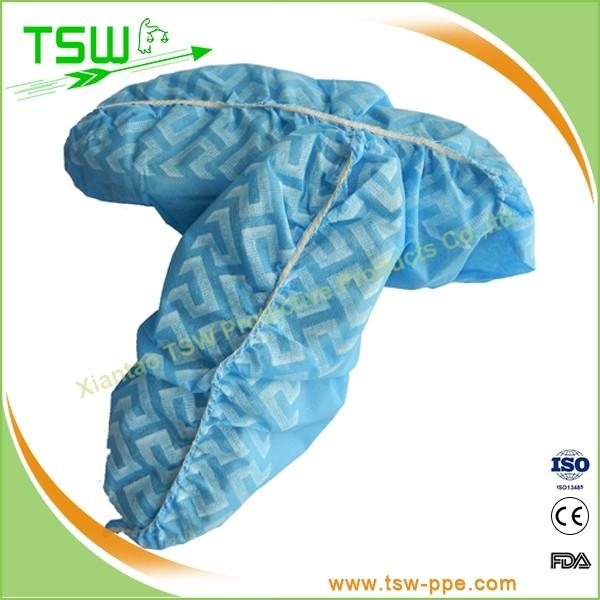 15x36cm 17x41cm Anti Skid Nonwoven Shoe Cover