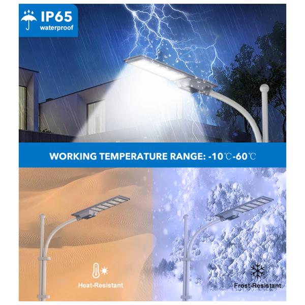 Integrated Streetlight Road Lamp 400w 600w 800w Outdoor All in One LED Solar Street Light