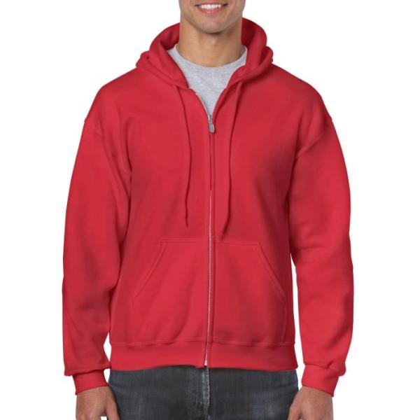 Red 270G/M2 Thin Pullover Hoodie , 2XL Hooded Pullover Sweatshirt