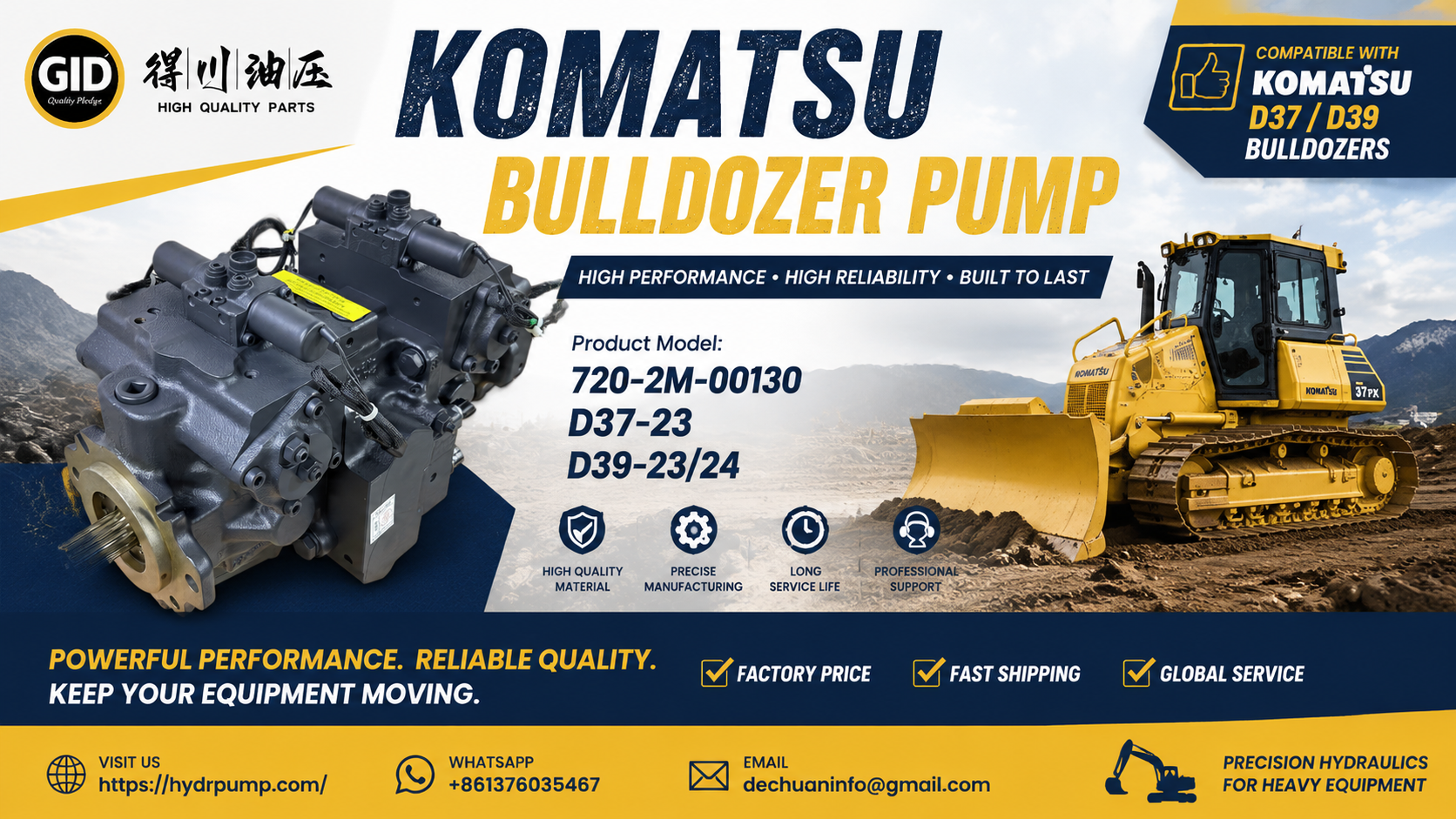 Komatsu PC200-6 Hydraulic Main Control Valve 723-46-13702 Excavator Hydraulic Valve