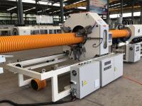 Máquina de refrigeración por agua de plástico de PVC DWC, máquina de fabricación de tuberías, línea de extrusión