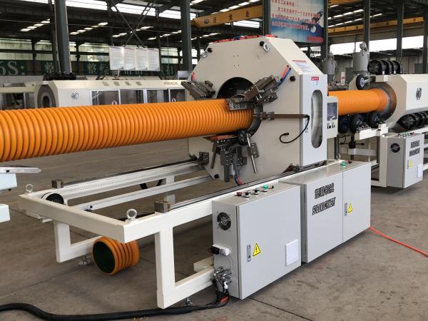 Máquina de fabricação de tubos ondulados de plástico de alta velocidade de HDPE