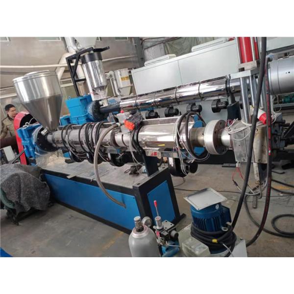 Двойной винт применяя обложку к Pvc пенится линия 350kg/H 146kw штранг-прессования доски