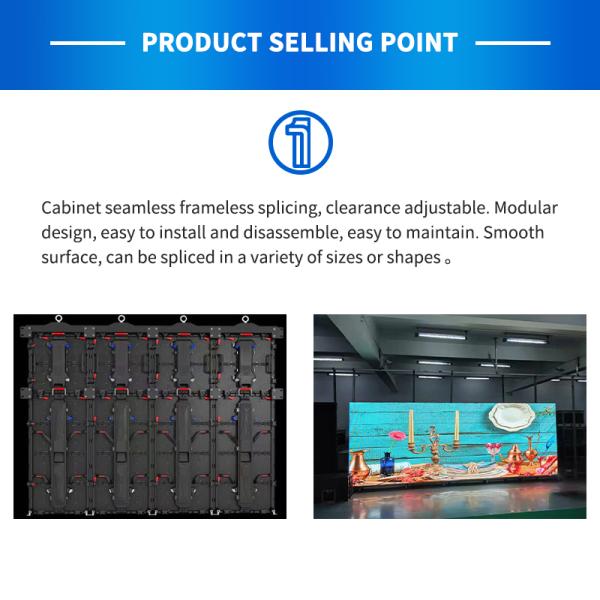 Original Indoor Rental LED Screen P2.9 P2.6 P3.91 P4.81 2.9mm Advertising LED Video Wall