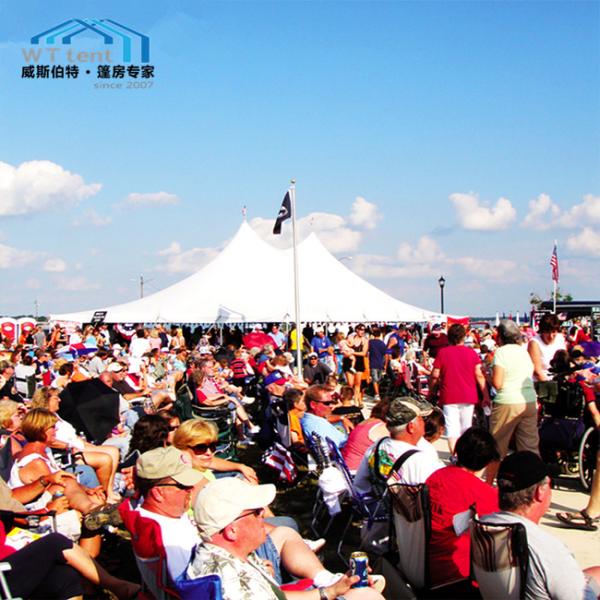 Ez Up Pagoda Style Canopy Clear Span High Wind Load For 300 People