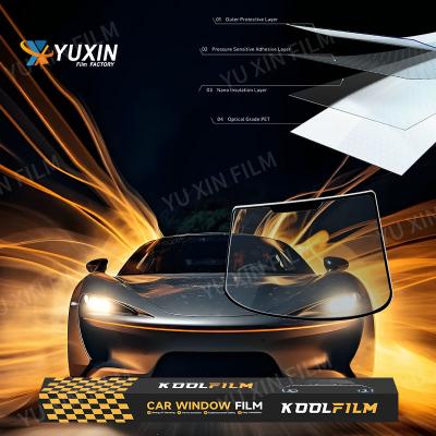 Automative Nano Ceramic Window Tinting Film With PET Layer 60inchx100feet