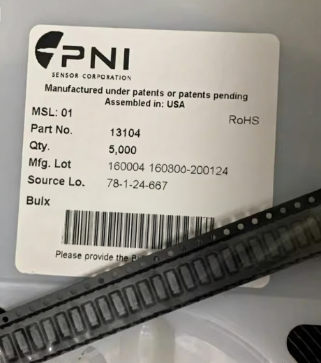 RM3100 PNI Sensor including 13156 13101 13104