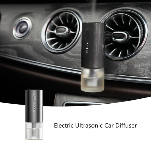 Car Vent Clip Portable Electric Scent Diffuser 12ml Quiet RoHS FCC Certified