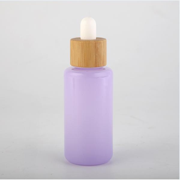 стеклянная капельница 30ml разливает горячее надувательство/стекло по бутылкам с бамбуковым OEM бутылок эфирного масла воротника