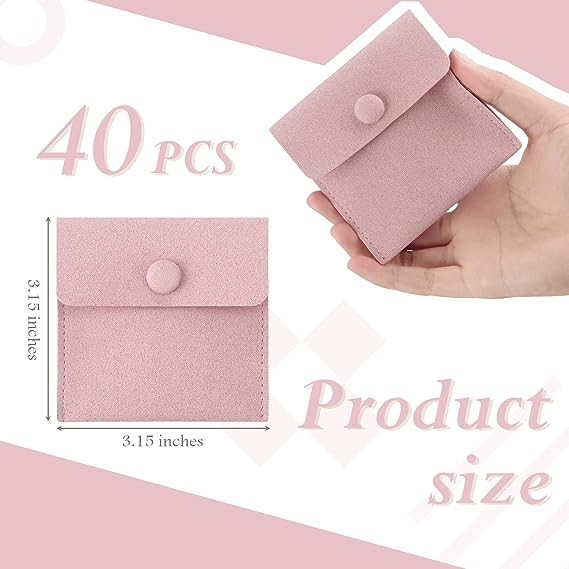 Durable Soft Velvet Jewelry Pouch Lightweight Shockproof