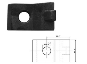 Крепежные детали asrailroad струбцины рельса железной дороги для гарантировать следа