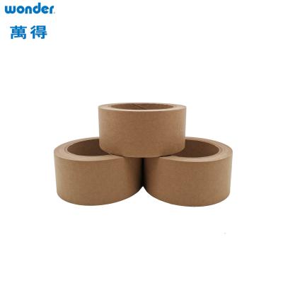 Degradable Brown Custom Printed Kraft Paper Tape Roll  Box Sealing