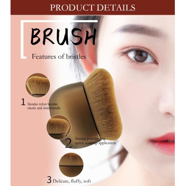 body Tanning brushes with high quality systhetic brisles Tanning brushes