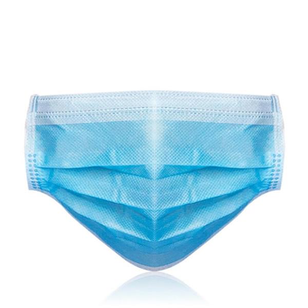 Safety Medical Mouth Mask , 3 Ply Antibacterial Medical Mask 95% BFE