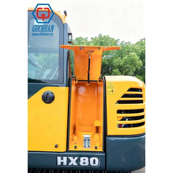 HX80G 8 Ton Compact Hydraulic Excavator For Urban Construction Trenching Landscaping Projects