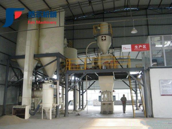 Factory Dry Mix Mortar Production Line , Wall Putty Mixer Capacity 8-50T/H CE Certified