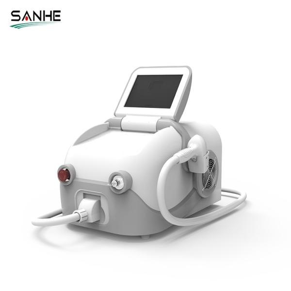 Máquina portátil da remoção do cabelo do laser de 808 diodos projetada para o salão de beleza