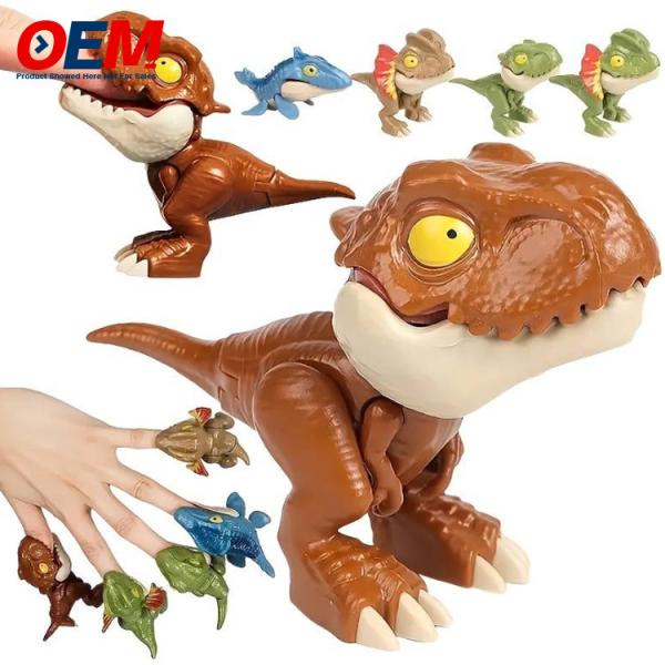 Brinquedos de dedos de macaco de animais de plástico personalizados Brinquedos de PVC feitos de silicone Brinquedo infantil