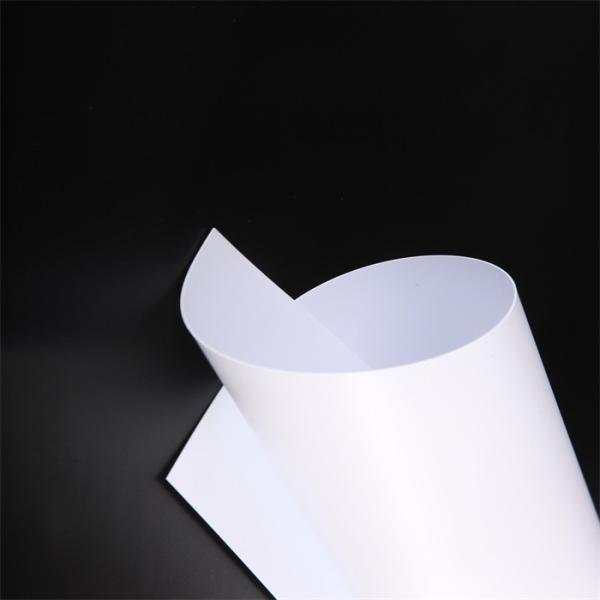 White Color PVC Core Sheet Matte Surface 320micron 0.32mm Thick For Bank Cards