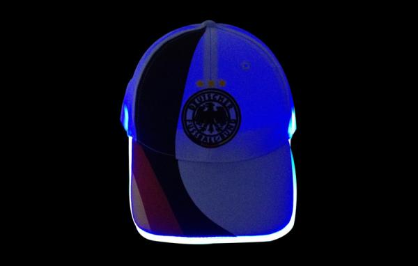 Flashing Adult Cotton Unisex Baseball Caps Shining LED Light Adjustable Bone 3 Colors