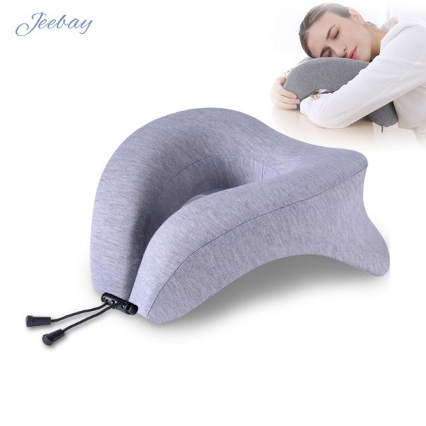 Office Nap Airplane Camping Knitted U-Shaped Memory Cotton Head and Neck Support Pillow