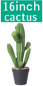 Artificial Cactus Fake Big Cactus 36 Inch Faux Cacti Plants For Home Garden Office Store Decoration