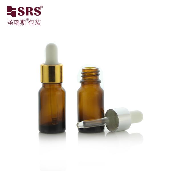 Small Size Travel Pocket Face Serum Essential Oil Glass Dropper Bottle 10ml