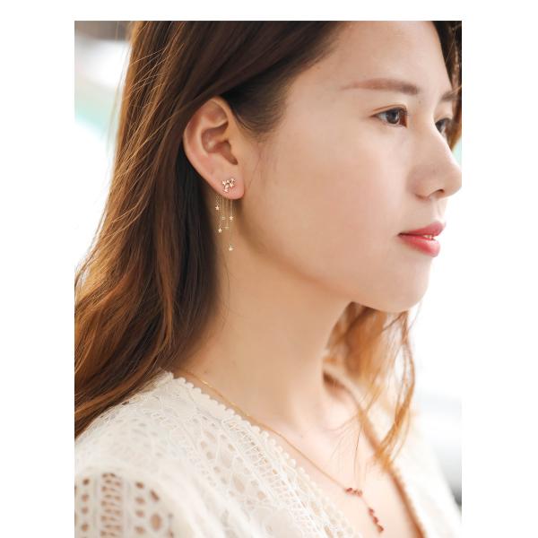 ПРОТИВ серег стержня диаманта звезды серег 0.12ct диаманта золота ясности 18K