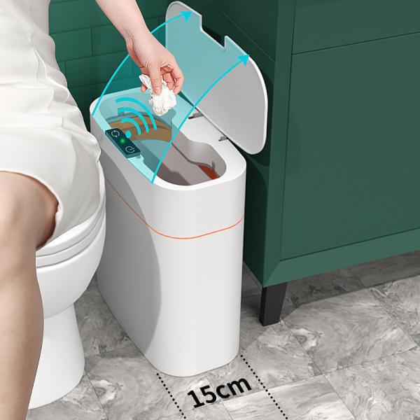 Plastic Trash Can Manufacturer's New Electric Intelligent Automatic Sensor Touchless Smart Trash Can