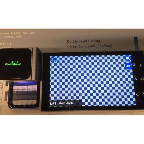 O CTP Prepress imprimir a placa de DOT On CTP do densitômetro e imprimir o material