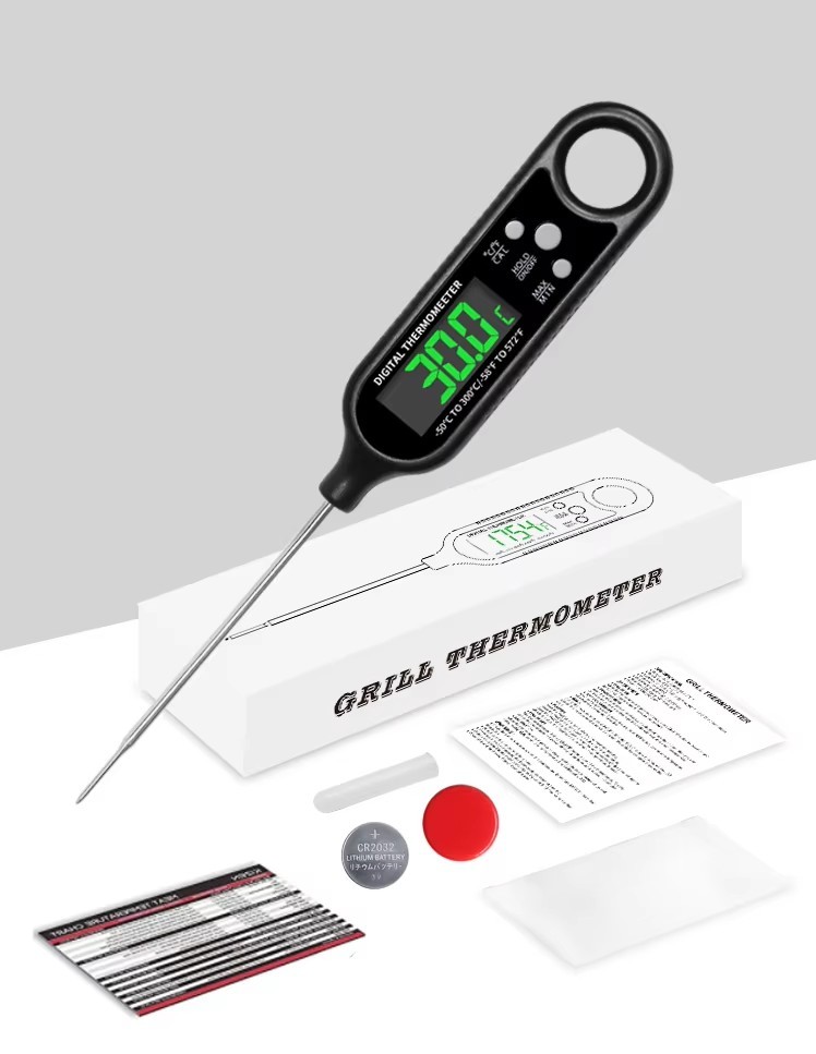 DTH-164 -50 To 300℃ Digital Cooking Food Kitchen Candy Thermometer for Grill Smoker Oven Backing BBQ Instant Read Meat Thermometer