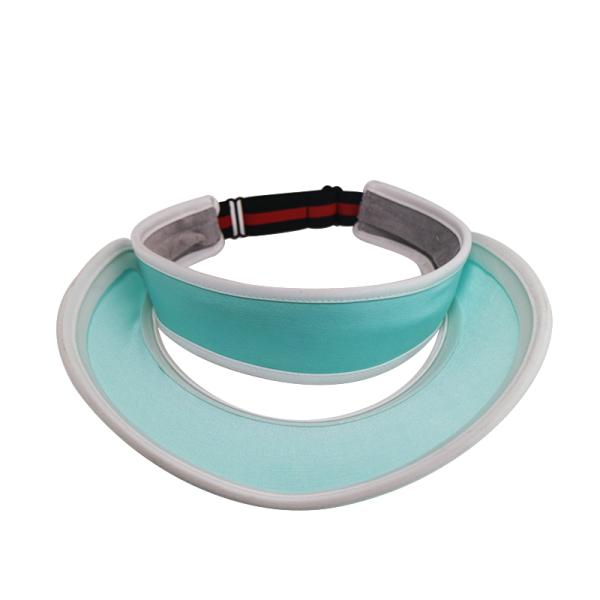 Custom Logo Pvc Plastic Plastic Sun Visor Cap , Womens Visor Sun Hats