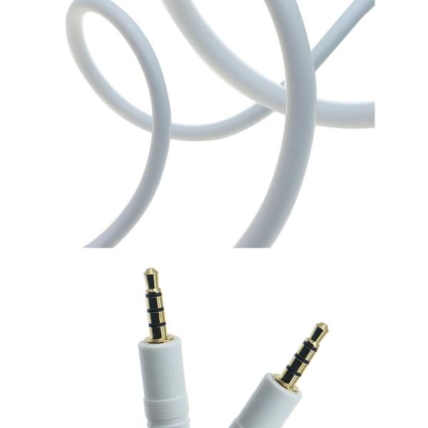 3.5mm Male to Male Female Stereo Aux Mono Jack 3 Poles TRS 4 Poles TRRS Microphone Patch Audio Extension Cable