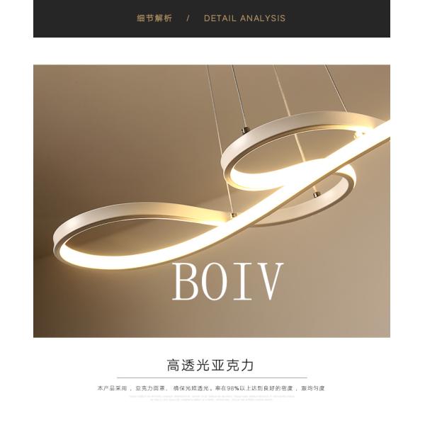 Fashionable, simple Acrylic chandelier Used for lamps and lanterns in dining room, living room and bedroom