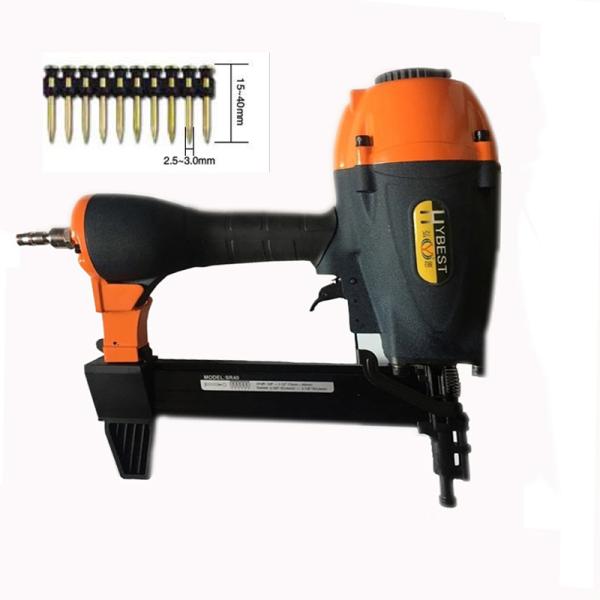 SR40 Pneumatic Power Source Concrete Masonry Nail Gun with Adjustable Firing Mode