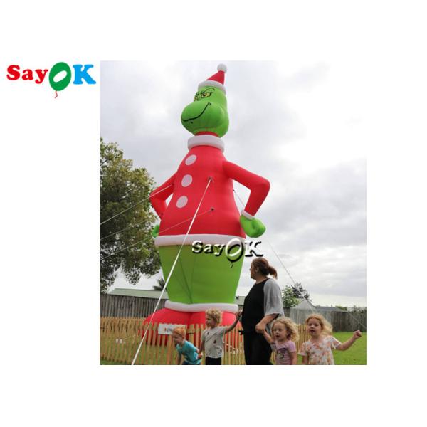 8.5M Inflatable Cartoon Character Model Blow Up Grinch Outdoor Christmas Decoration