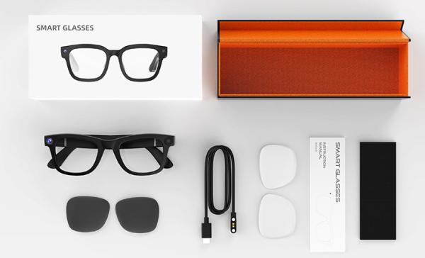 AI Translator BT Glasses Hands-Free Smart Glasses With Camera For Man Woman