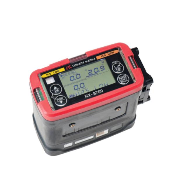 Riken Keiki RX-8700 высокоточный портативный газовый монитор HC/H2S/O2 детектор на складе