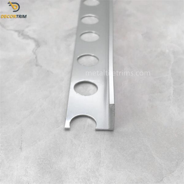 Trim For Ceramic Tiles Metal Tile Trims Tile Edging Strip 2.44 Meters