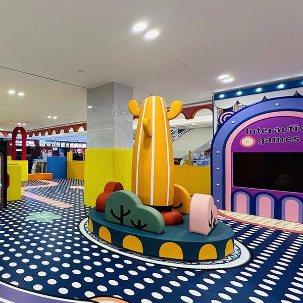 Structures de jeux intérieurs personnalisées pour enfants avec certification de sécurité ASTM/CE