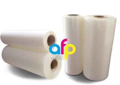 Transparent PET Based BOPP Thermal Film , Scuff Resistant Polyester Laminating Film