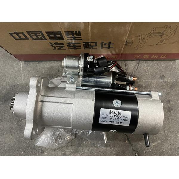 Sinotruk Howo Truck Auto Starter Motor 10 Teeth VG1560090001