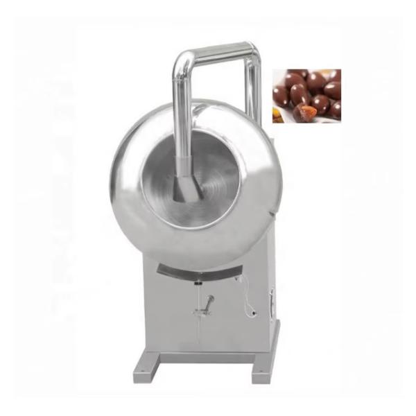 工業用販売商業自動砂糖コーティンググミベアキャンディコーティングチョコレート小型ピーナッツバーガーコーティング機