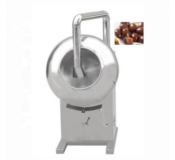 Industrial Sale Commercial Automatic Sugar Coated Gummy Bear Candy Coating Chocolate Small Peanut Burger Coating Machine