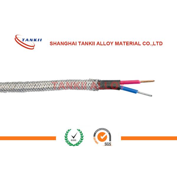 Solid Core Thermocouple Extension Wire With PTFE / FEP Insulation And SS Screen