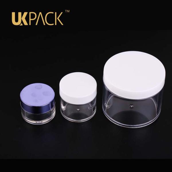UKC43 5ML-100ML Горячая продажа Модная Различная емкость PETG Кремная банка Пластиковая банка Косметическая
