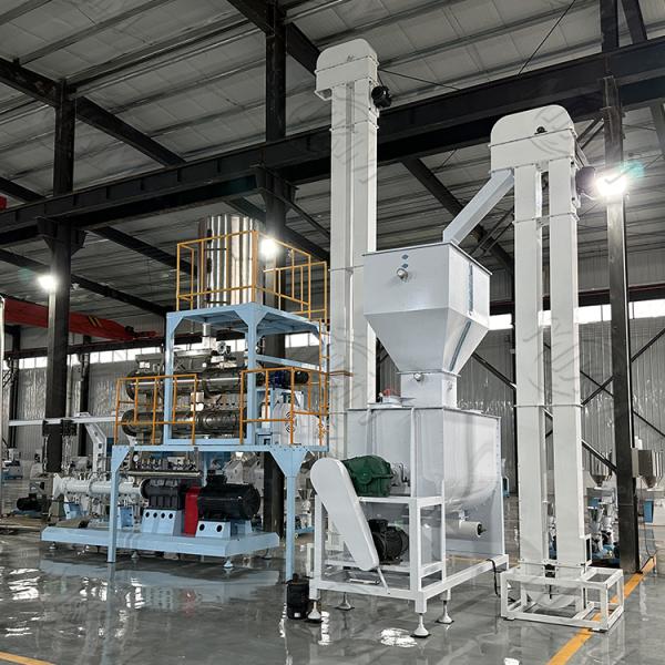 Double screw Automatic dry Pet Food Extruder production machine