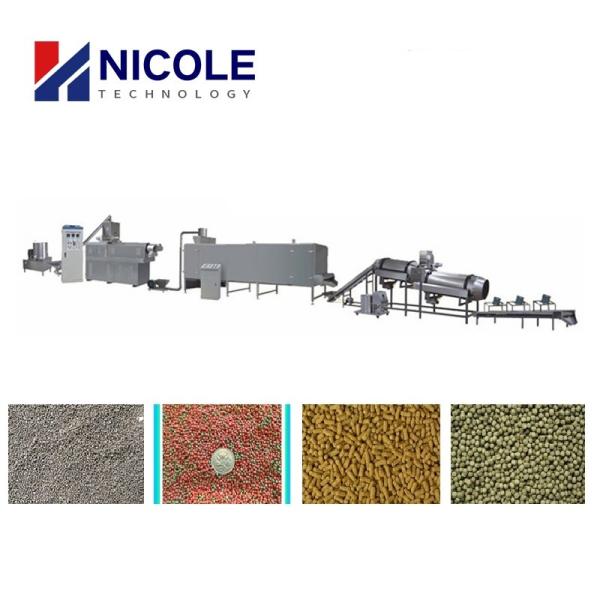 100 - les poissons 1000kg/h alimentent la chaîne de production granule de descente de poissons faisant la machine