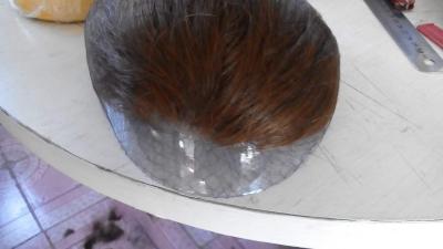 Natural Looking Invisible Knots Super Thin Skin Men Toupee 4-6 Inches Indian Hair