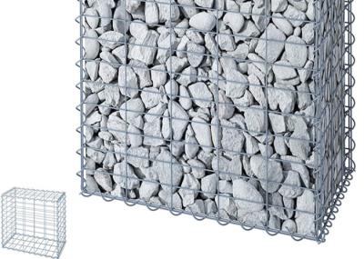 Cestas de alumínio de Galfan Gabion do zinco, proteção soldada da erosão das cestas de Gabion do fio